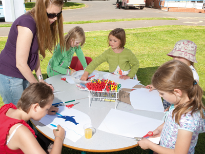 Childrens art workshop